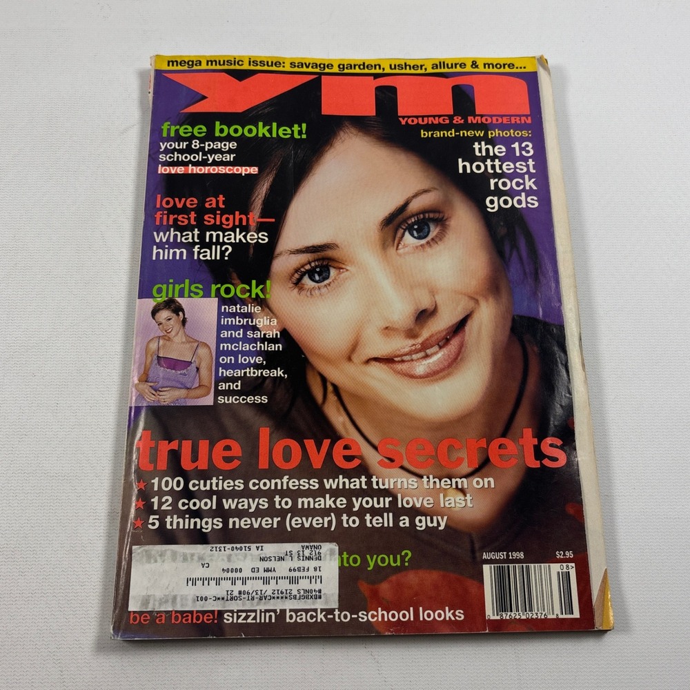 YM Young & Modern Magazine August 1998 Natalie Imbruglia Sarah McLachlan Usher